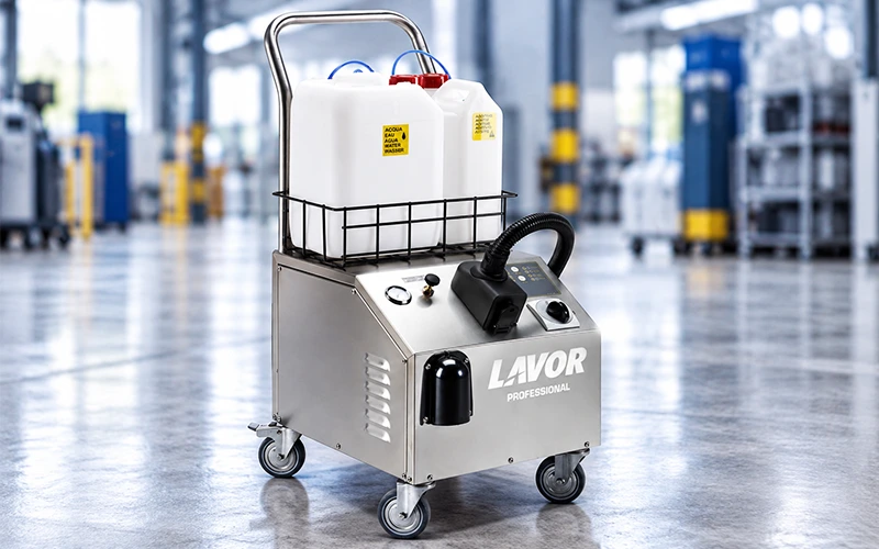 Generador de vapor profesional para limpieza y desinfección industrial